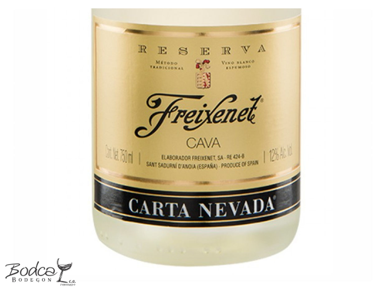 Etiqueta Freixenet Carta Nevada