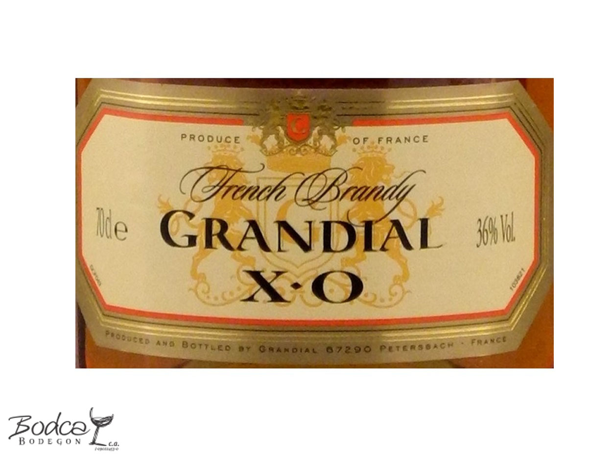 Etiqueta Grandial X.O